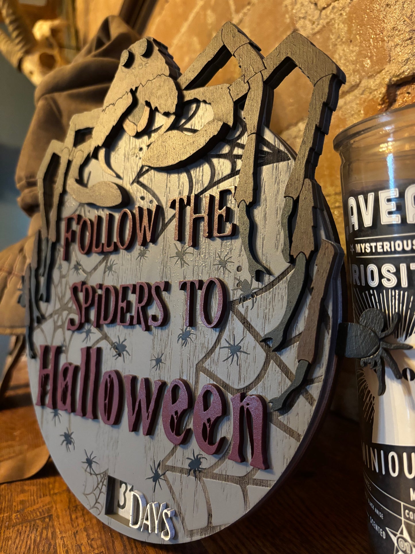 Follow the Spiders Halloween Countdown
