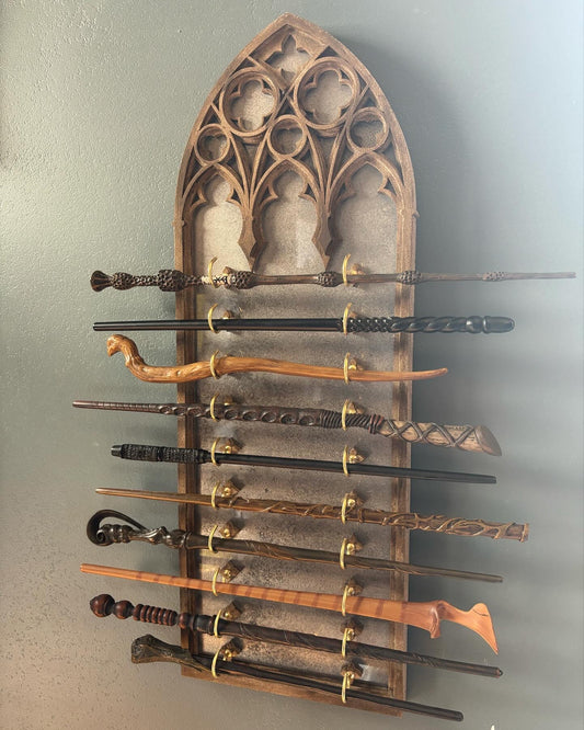 Gothic Window Wand Holder
