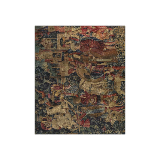 Crushed Velvet House Tapestry Blankets