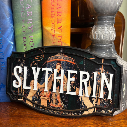 House Tapestry Shelf Sign