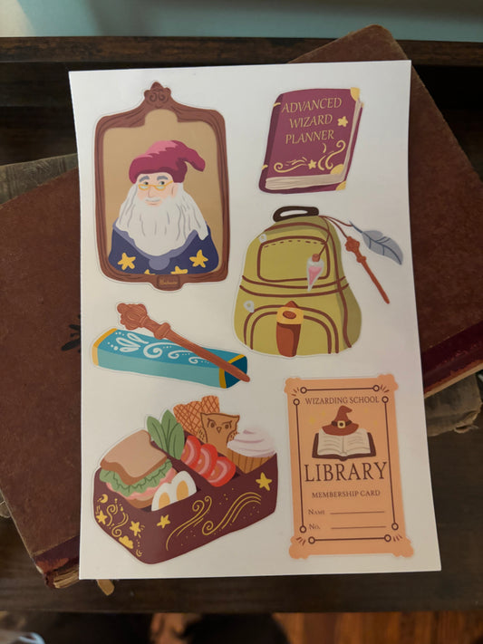 Wizard School Essentials Sticker Sheets