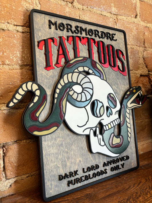 Dark Tattoo Studio Sign