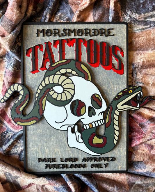 Dark Tattoo Studio Sign