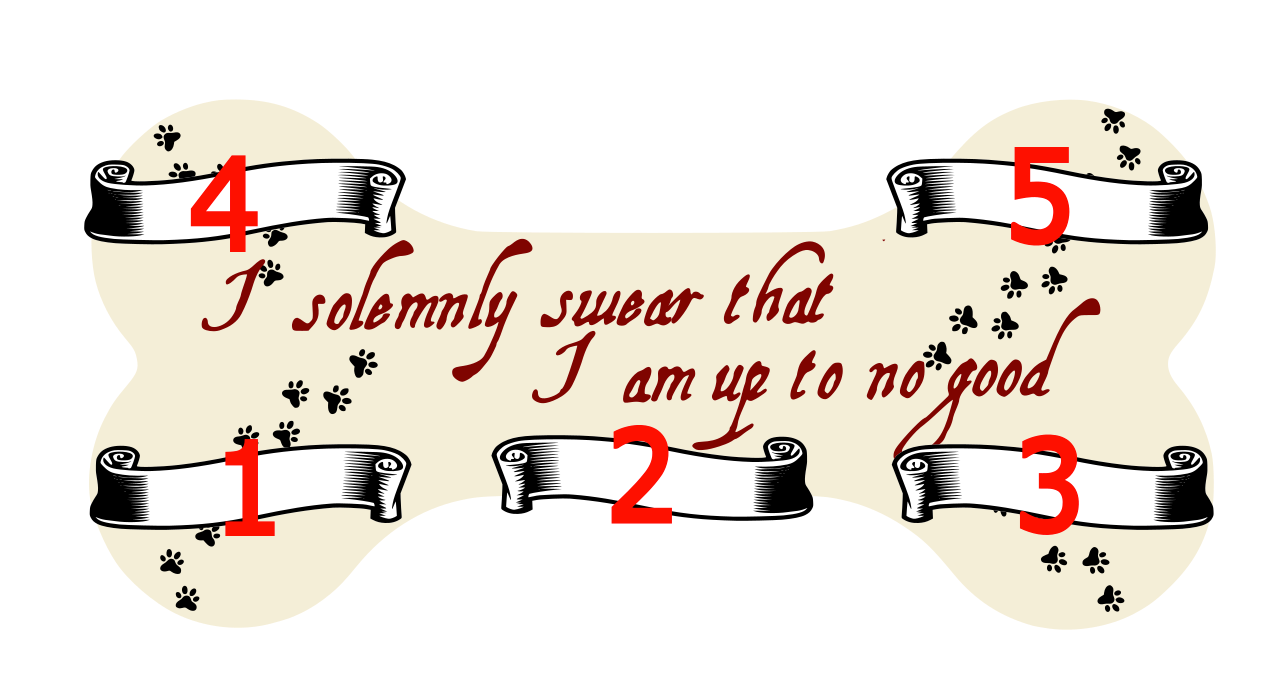 Custom Solemnly Swear Leash Holder