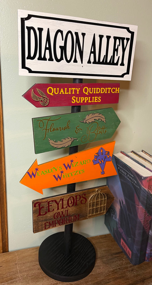 Alley Directional Sign