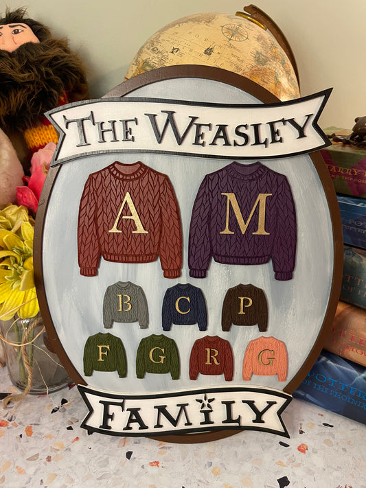 Magical Family Sweater Sign
