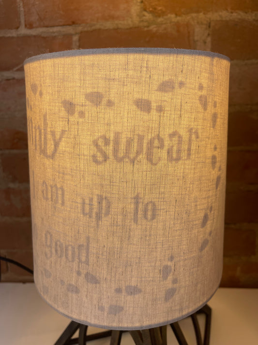 I Solemnly Swear Wood Desk Lamp