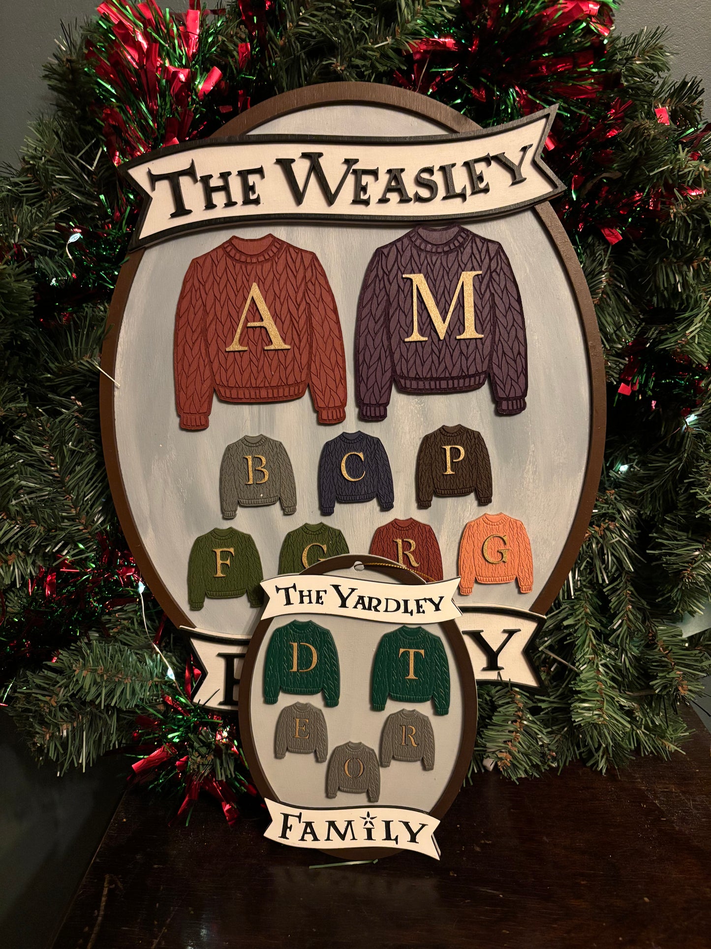 Mini Family Sweater Ornament