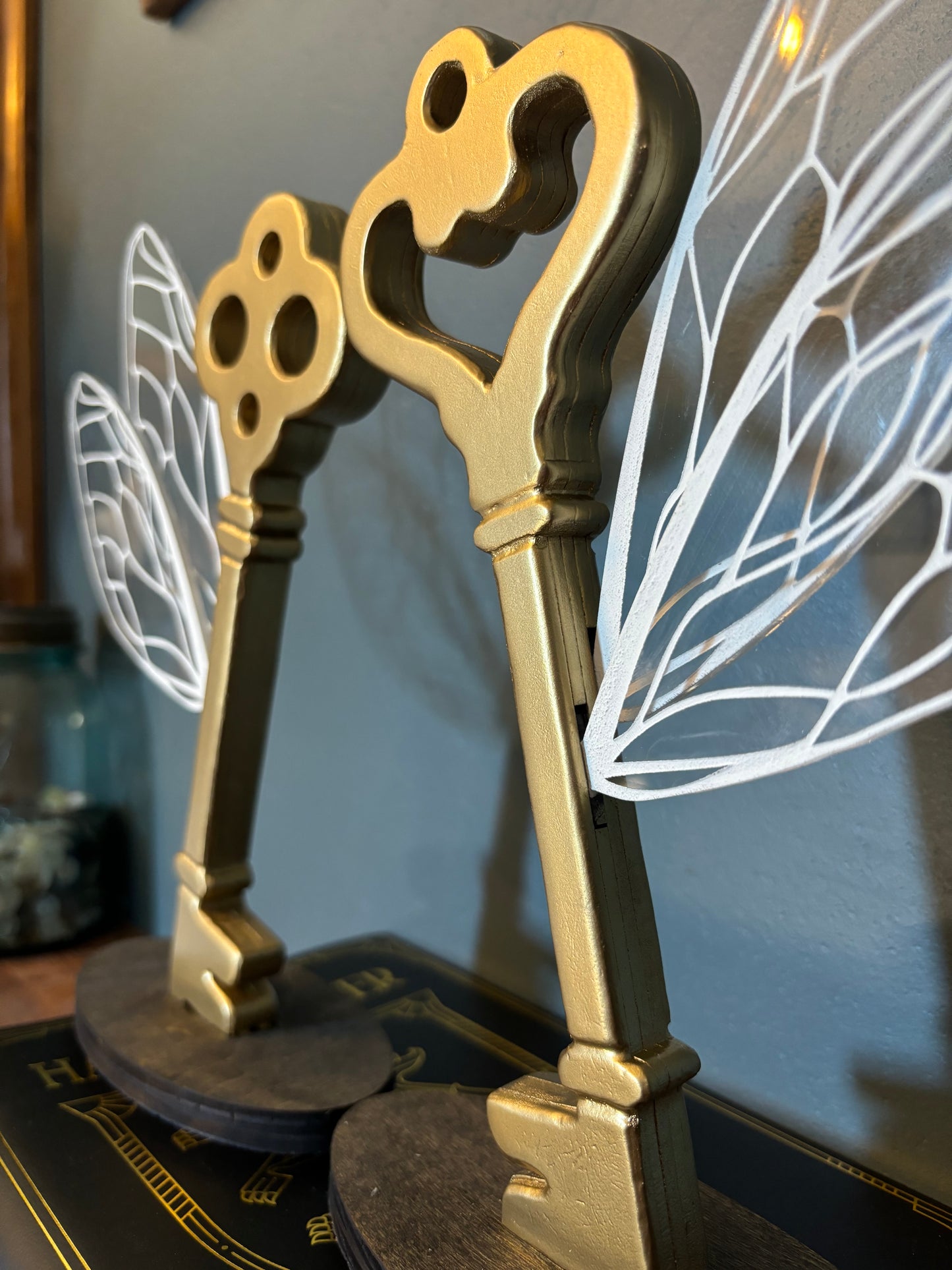 Flying Keys Bookends - Set of 2