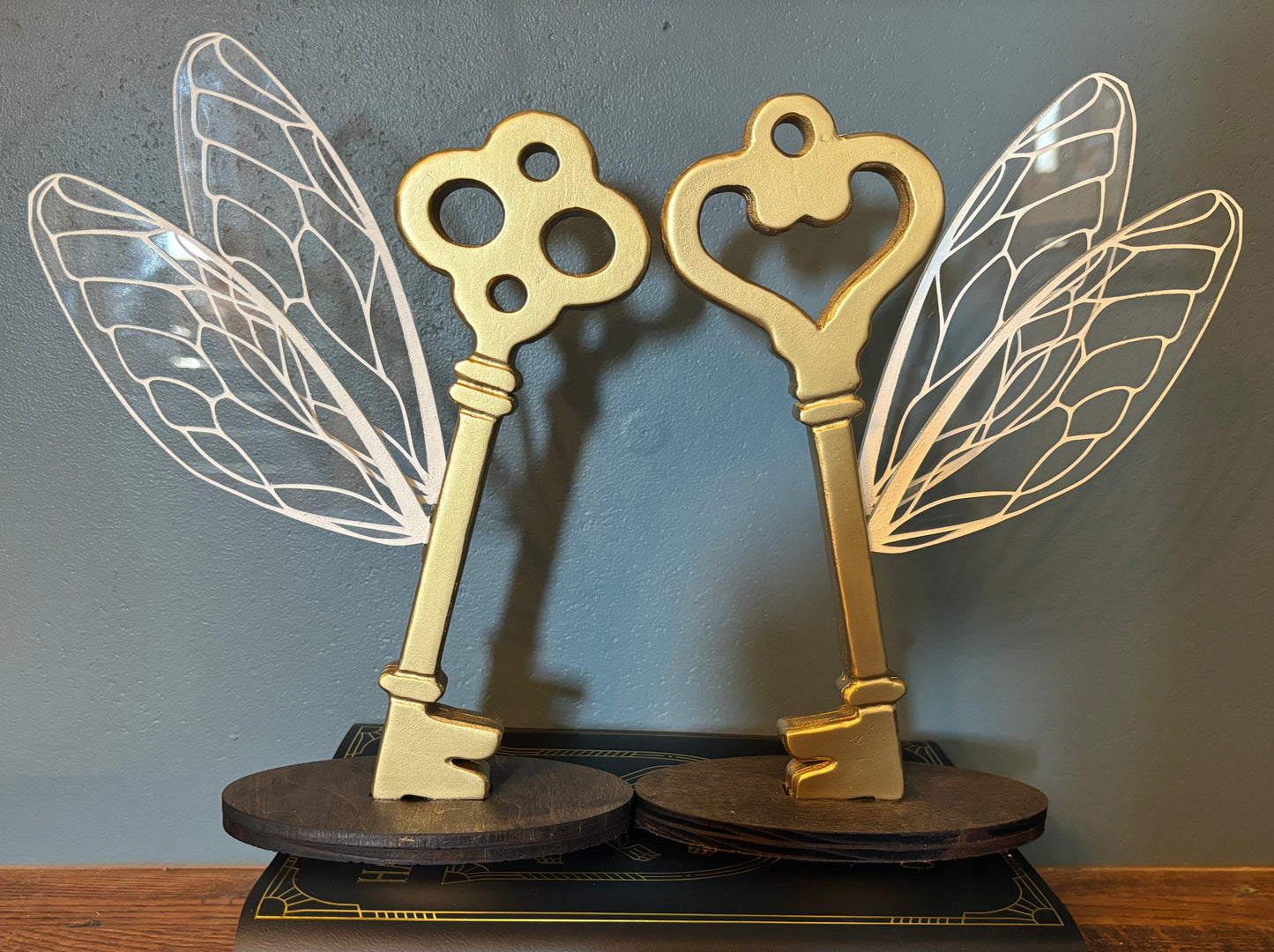 Flying Keys Bookends - Set of 2