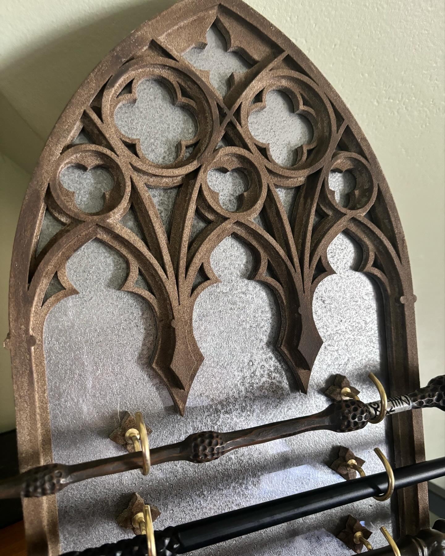 Gothic Window Wand Holder