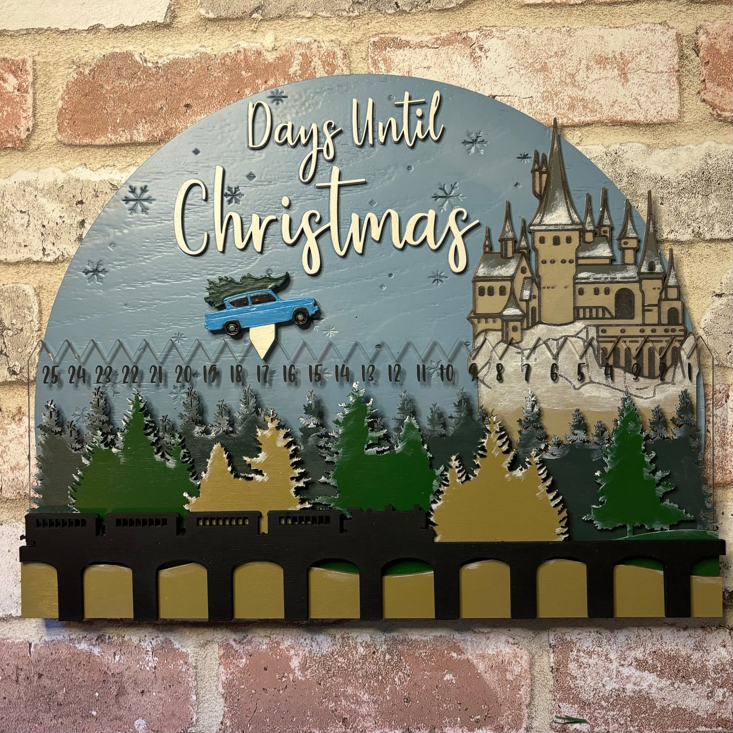 Flying to School Christmas Countdown