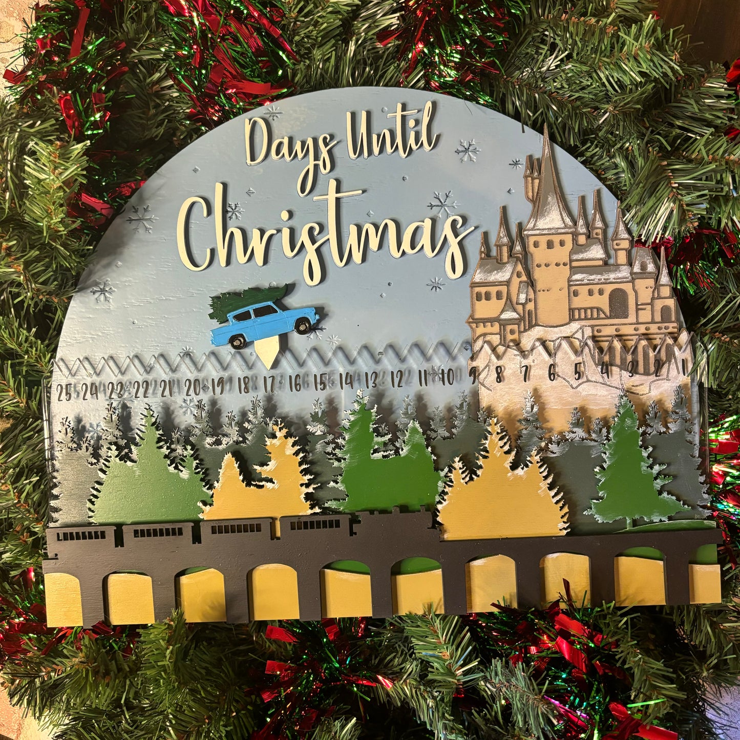 Flying to School Christmas Countdown