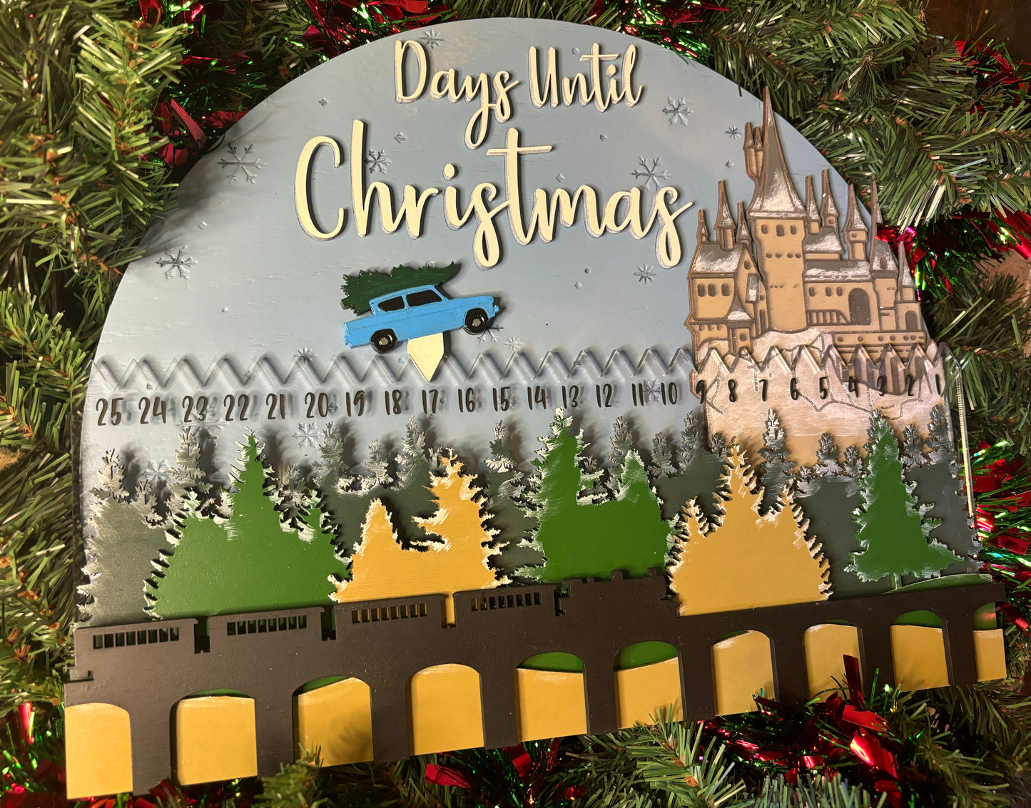 Flying to School Christmas Countdown