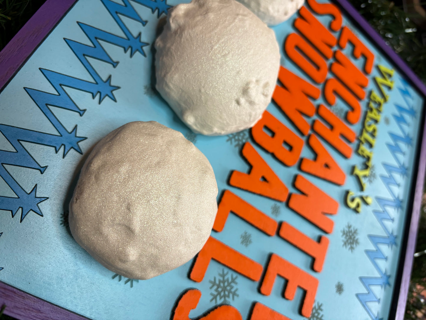 Enchanted Snowballs 3D Sign