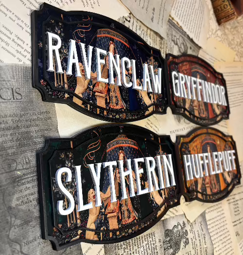 House Tapestry Shelf Sign