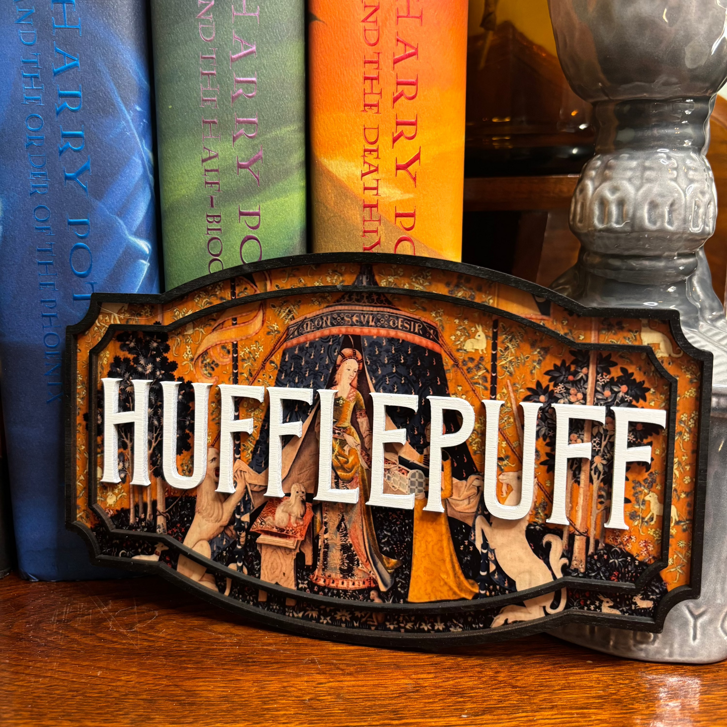 House Tapestry Shelf Sign