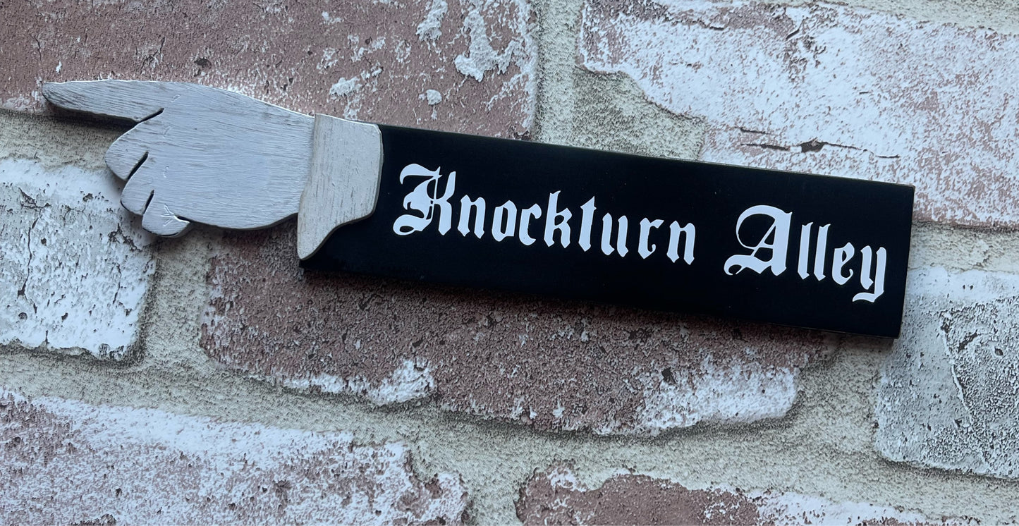 Diagon Alley Direction Sign