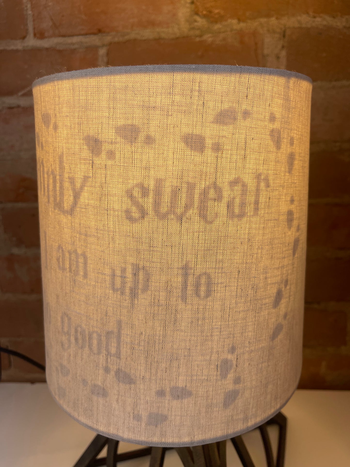 I Solemnly Swear Wood Desk Lamp